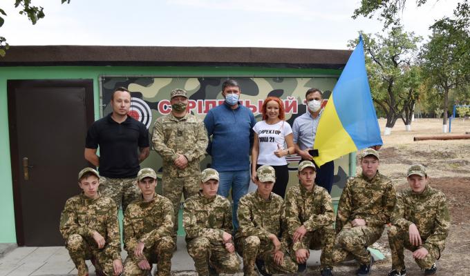 У Попаснянському районі відкрили перший спеціалізований стрілецький тир