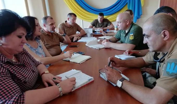 Виїзна нарада у селищі Новотошківське Виїзна нарада у селищі Новотошківське