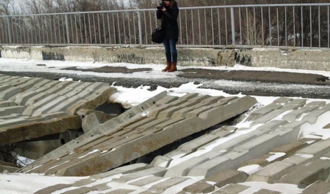Інформація щодо відновлення мосту на автошляху у напрямку міста Бахмут Інформація щодо відновлення мосту на автошляху у напрямку міста Бахмут