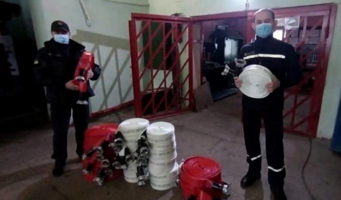 Районний матеріальний резерв поповнили новими пожежними рукавами Районний матеріальний резерв поповнили новими пожежними рукавами