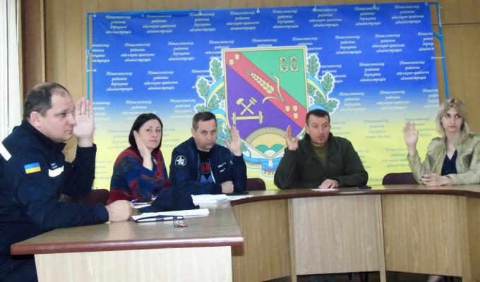 Надзвичайна ситуація об'єктового рівня під контролем голови райдержадміністрації Надзвичайна ситуація об'єктового рівня під контролем голови райдержадміністрації
