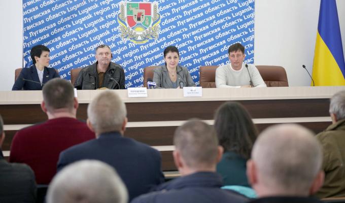 Ірина Фріз зустрілася з ветеранськими організаціями Луганщини Ірина Фріз зустрілася з ветеранськими організаціями Луганщини