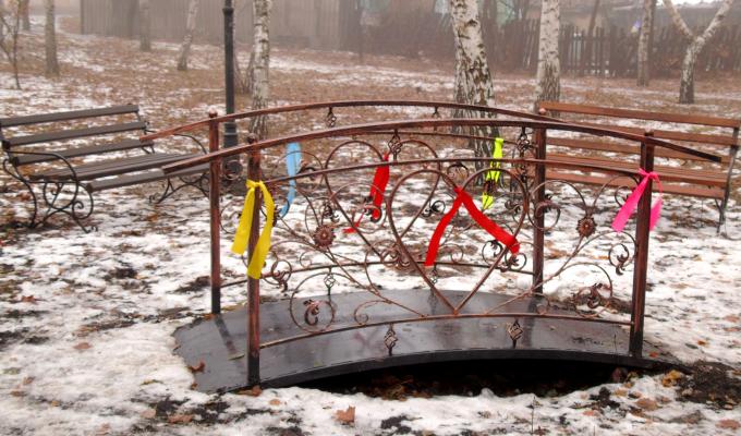 У Попасній відбулось урочисте відкриття скверу «Єднання сердець». У Попасній відбулось урочисте відкриття скверу «Єднання сердець».