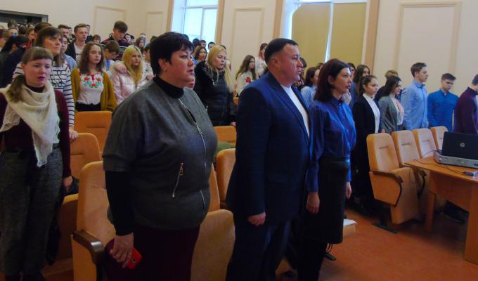 В Попаснянському районі відзначили День соборності України В Попаснянському районі відзначили День соборності України
