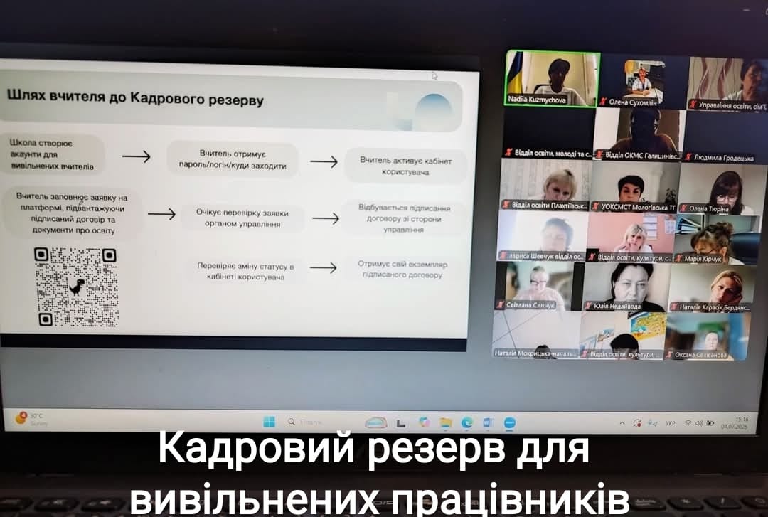 Для підтримки вчителів в умовах скорочення мережі закладів освіти Уряд затвердив зміни до постанови про Кадровий резерв