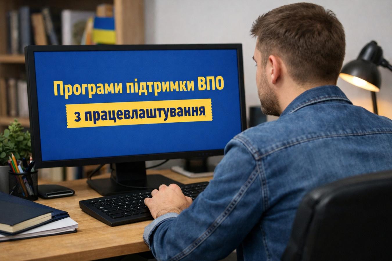 програмами підтримки ВПО з працевлаштування