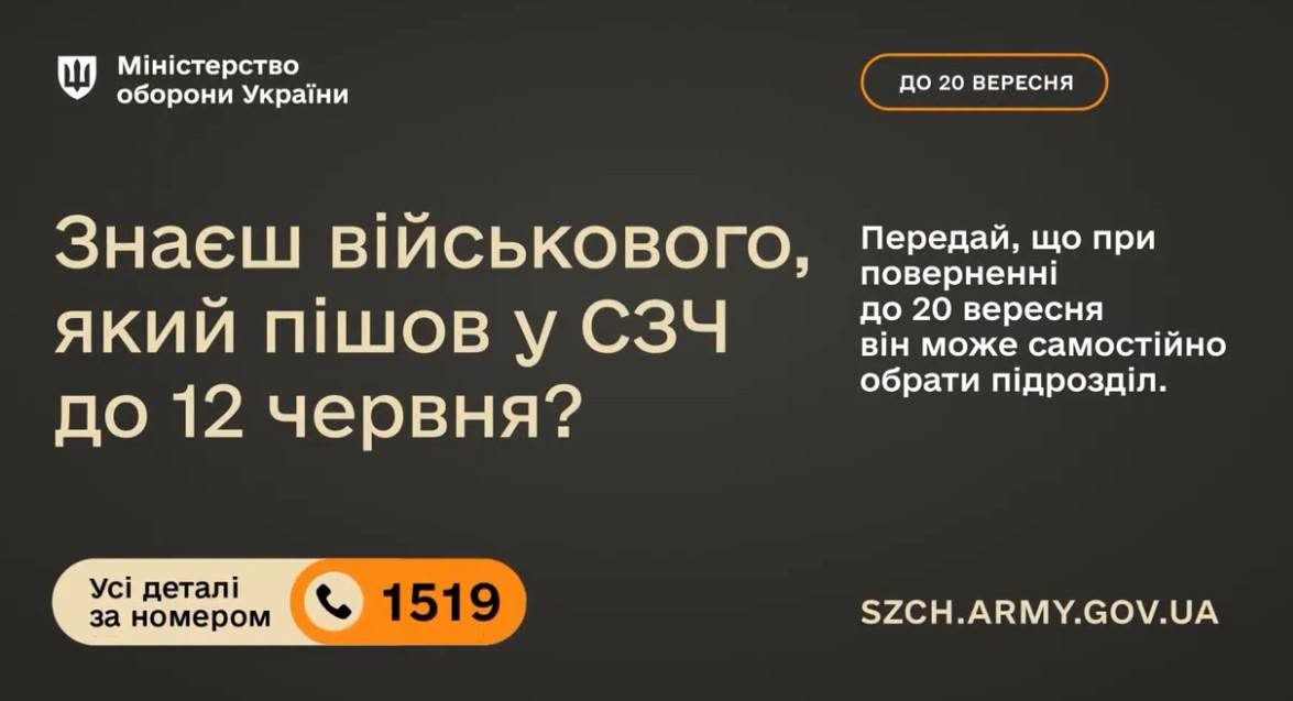 інформація для СЗЧ