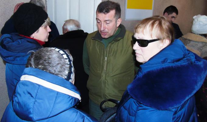 Очільник району зустрівся з мешканцями міста Гірське Очільник району зустрівся з мешканцями міста Гірське