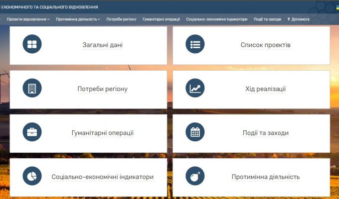 Запрацював Портал економічного та соціального відновлення Запрацював Портал економічного та соціального відновлення