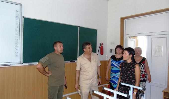 Ольга Лішик відвідала Попаснянщину Ольга Лішик відвідала Попаснянщину
