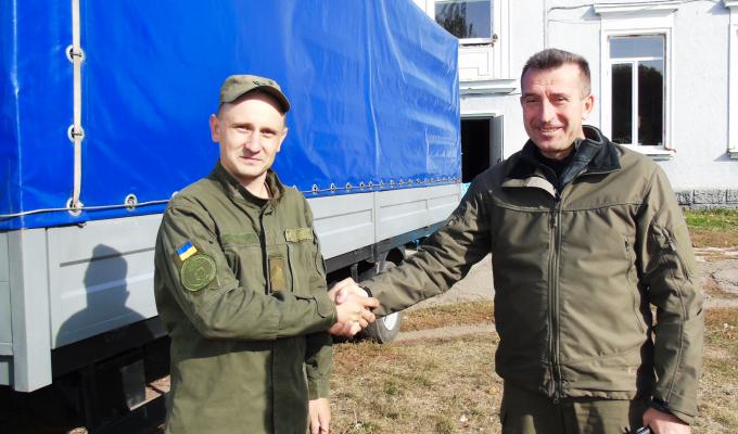 Сергій Шакун:"Ми щиро вдячні допомозі наших побратимів з Латвії" Сергій Шакун:"Ми щиро вдячні допомозі наших побратимів з Латвії"