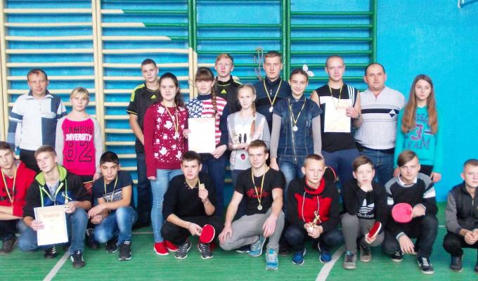 Відбулися змагання з настільного тенісу