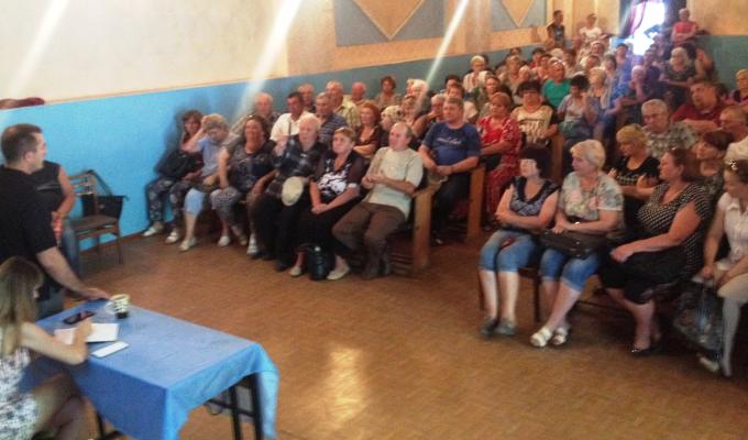 В селищі Тошківка пройшов виїзний прийом. В селищі Тошківка пройшов виїзний прийом.
