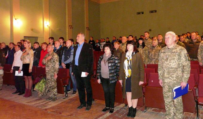 Відбулися урочисті проводи до лав Збройних Сил України