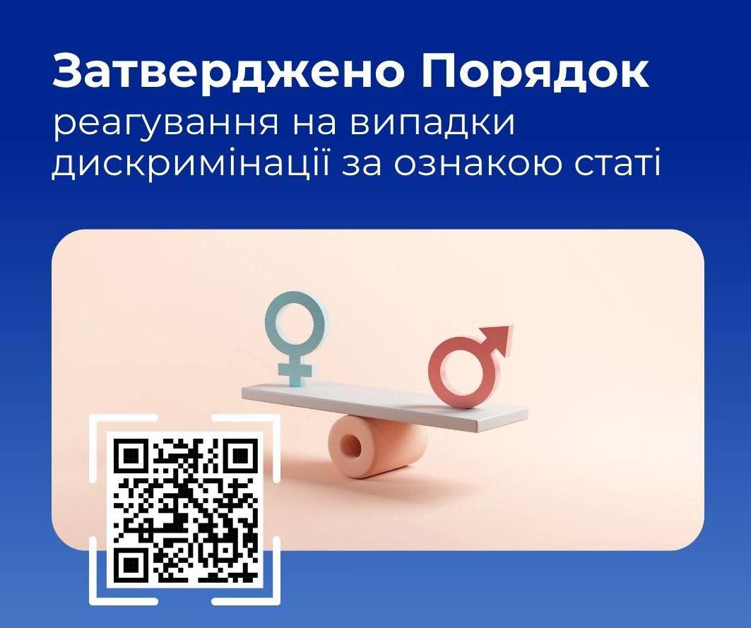 реагування на випадки дискримінації за ознакою статі