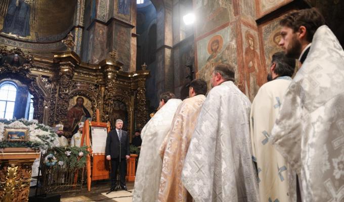 Виступ Президента України після Різдвяної Літургії в Софійському Соборі Виступ Президента України після Різдвяної Літургії в Софійському Соборі