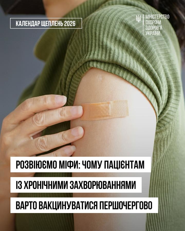 вакцінація пацієнтів із хронічними захворюваннями