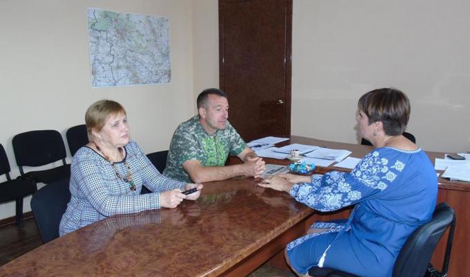 Візит Тетяни Слюз Візит Тетяни Слюз