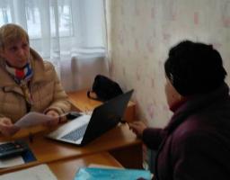 Соціальна служба району надала послуги у Золотівській міській раді