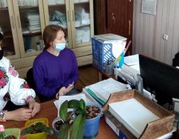 Керівник апарату райдержадміністрації Вікторія Попова провела виїзні робочі наради у Гірському та Тошківці з архівної справи та діловодства