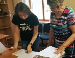Посадовці архівного відділу райдержадміністрації провели виїзну робочу нараду у Малорязанцівській селищній раді