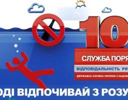 ПРАВИЛА ПОВЕДІНКИ НА ВОДНИХ ОБ'ЄКТАХ