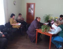 17 листопада 2017 року відбулось засідання районної комісії з питань призначення (відновлення) соціальних виплат внутрішньо переміщеним особам