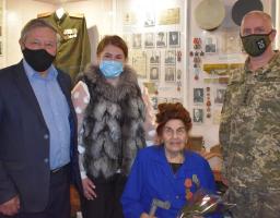 Свій ювілейний день народження відзначила кремінянка, ветеран війни Людмила Гаврилівна Євдошенко