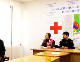 Пройшло засідання правління Попаснянського районного осередку Товариства Червоного Хреста України