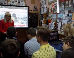 В Попаснянському районному краєзнавчому музеї був проведений тематичний захід «В'язні концтаборів»