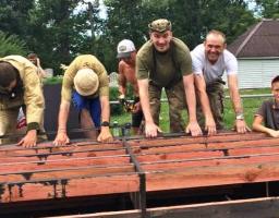 Ми стартували! – у Попасній ветерани АТО почали будувати скейт – майданчик