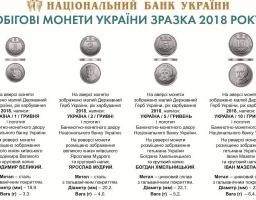Національний банк України 14 березня 2018 року презентував введення в обіг нових обігових монет національної валюти