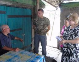 Зустріч з людьми похилого віку що мешкають у Карбоніті, Гірському, Тошківці та Нижньому.