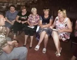 Голова райдержадміністрації – керівник районної військово-цивільної адміністрації Сергій Шакун відвідав селище Золоте-4 та село Катеринівка