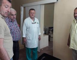 Сергій Шакун перевірив стан проведення капітальних ремонтів комунальної установи «Попаснянська центральна районна лікарня».