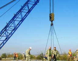 На Бахмутському мості, що на Попаснянщині, розпочато основні будівельно-відновлювальні роботи
