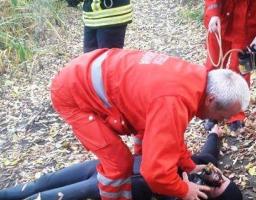 Районне ДСНС разом із райдержадміністрацією провели навчання з порятунку людей на воді