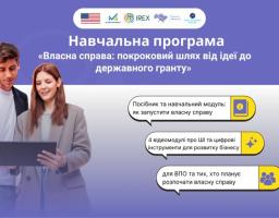 навчальна програма для підприємців з-поміж ВПО