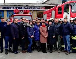 Латвійська делегація відвідала Попаснянський районний відділок поліції та міжміський відділ ГУ ДСНС