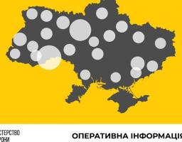 МОЗ України інформує: Оперативна інформація про поширення коронавірусної інфекції COVID-19