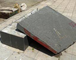 В центрі міста Попасна вандали зруйнували пам’ятний знак «Воїнам АТО».