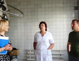 Очільник відвідав комунальні лікарняні заклади міста Гірське.