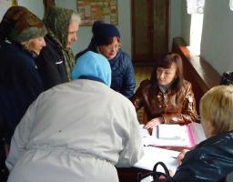 Спеціалісти УСЗН Попаснянської райдержадміністрації провели виїзний прийом громадян