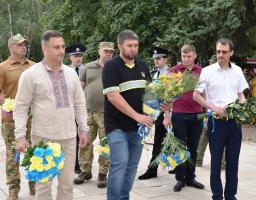 22 липня на площі Миру у Попасній пройшов урочистий мітинг, присвячений 7- й річниці визволення міста від НЗФ