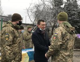 Євген Жданов привітав військовослужбовців з Днем Збройних Сил України