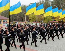 Військову присягу, а не урочисту клятву ліцеїста, відтепер складають першокурсники Луганського обласного ліцею з посиленою військово-фізичною підготовкою