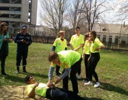 Учні старших класів взяли участь у районних змаганнях дружин юних пожежних