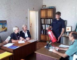 Для працівників Попаснянського районного відділу з питань пробації проведено інструктаж з протипожежної безпеки