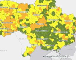 В Україні оновили карантинні зони: Попаснянський район відтепер «помаранчевий»