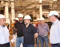 Завершилася робоча поїздка Сергія Гайдая до Попаснянського району відвідуванням ТДВ «Попаснянський вагоноремонтний завод»